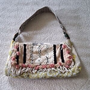 Floral Embellished Shoulder Bag Keep It Gypsy